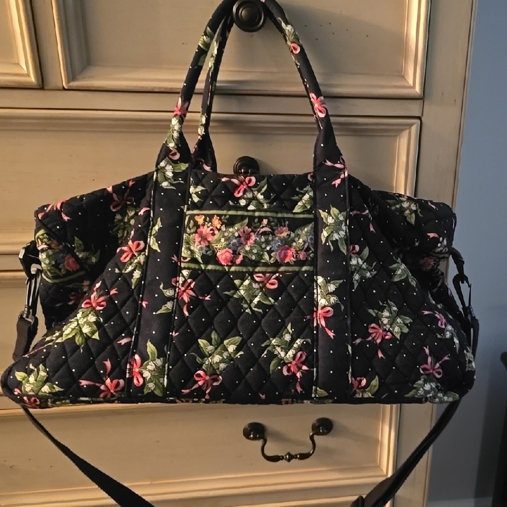 Vera Bradley Floral Quilted Tote Bag